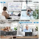 KEFEYA 15.6-Inch FHD IPS Triple Laptop Screen Extender with 100% sRGB Color