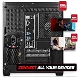 SAAV CORE Gaming PC Bundle with Ryzen 7 5800X, RTX 5060, Dual 24" Monitors
