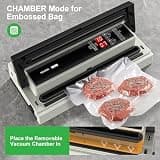 MAGIC SEAL MS4005 Dual-Mode 16-Inch Commercial Vacuum Sealer with Air Inflation