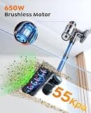 Inteture BP50 650W Cordless Stick Vacuum Cleaner with Smart Surface Detection