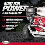 Simpson Aluminum Series 4200 PSI Commercial Gas Pressure Washer with CAT Pump