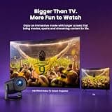 HAPPRUN Roku TV Smart Mini Projector