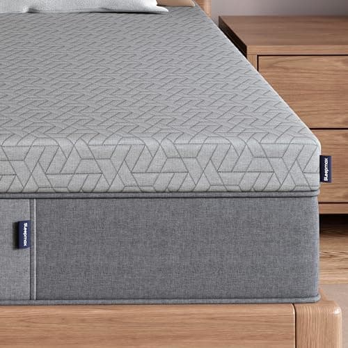 Sleepmax 3-Inch Extra Firm Fusion Memory Foam Mattress Topper, Queen Size