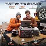 Jackery Explorer 300 Portable Power Station 292Wh LiFePO4 Battery Backup