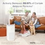 Levoit Core 600S-P Smart True HEPA Air Purifier for Expansive Living Spaces