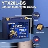Forgetyo Lithium YTX20L-BS 700A LiFePO4 Lightweight Powersports Battery