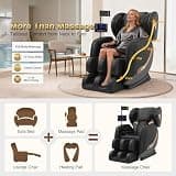 VireoNest 180-Degree Zero Gravity Massage Chair with Dual-Zone Lumbar Heat