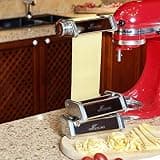 Gvode 3-Piece Stainless Steel Pasta Maker Attachment Set for KitchenAid Mixers