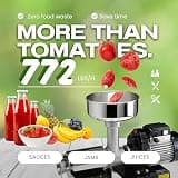 Reber N.5 650W Professional Electric Tomato Strainer with Oil-Bath Gearbox