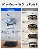 ECOVACS DEEBOT T90 PRO OMNI Robot Vacuum with OZMO Roller 3.0 and Active Mop Scrubbing
