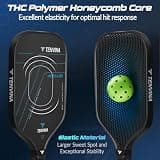 NHYHN TENVINA T700SC Carbon Fiber Pickleball Paddle Set