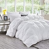Luxurious Oversize Palatial King 100% Goose Down Comforter Insert, 80oz Fill