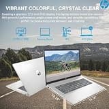 HP 17.3-Inch FHD Business Laptop, AMD Ryzen 5 7430U, 8GB RAM, 756GB Total Storage