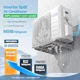 ROVSUN 9,000 BTU Smart WiFi Mini Split AC and Heating System with Inverter