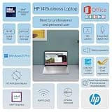 HP 14-Inch Flagship Laptop 2025 AI-Powered, Intel 4-Core, 16GB RAM, 628GB Storage