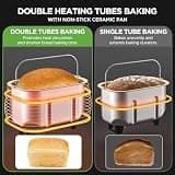 Neretva 15-in-1 Automatic Bread Maker with Large 3.3-Pound Capacity and Ceramic Pan