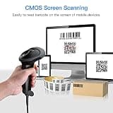 Eyoyo EYH2 Handheld USB Wired 2D Barcode Scanner with Mobile Screen Reading Support