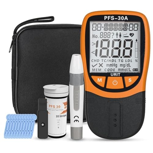 URIT PFS-30A Professional Grade Dry Chemistry 5-in-1 Cholesterol Kit