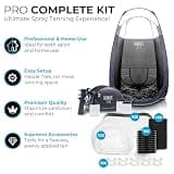 Bronze Tan Commercial HVLP Spray Tan Machine Bundle with Pop-Up Tent