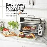 Hamilton Beach 6-Slice Large Capacity Air Fryer Oven with Easy Roll-Top Door