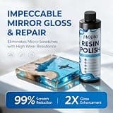 JAOJAO Countertop Restoration Kit with Resin Cleaner and Polish Duo Tubs