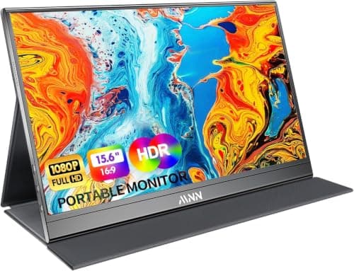 MNN 15.6" FHD Portable Monitor with Smart Cover