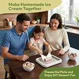 Kojintora Stainless Steel Instant Rolled Ice Cream Freezing Board