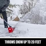 SKIL PWR CORE 40 PSS1200C-10 12-Inch Brushless Cordless Snow Shovel Kit