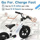 Hiboy BK1 Lightweight Electric Balance Bike with 150W Brushless Motor