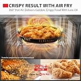 Toshiba ML2-EC10SA(BS) 8-in-1 Countertop Microwave & Air Fryer Combo Oven