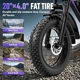 Likebike U12 Fat Tire Electric Bike, 1500W Peak Motor, 48V 20Ah Battery