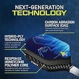 JOOLA Ben Johns Hyperion CAS 16mm Carbon Abrasion Surface Pickleball Paddle