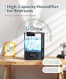 BREEZOME 6L Top Fill Cool Mist Humidifier with Built-In Essential Oil Diffuser