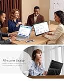 Yxk 15.6-Inch 1080P FHD IPS Ultra-Slim Travel Monitor with Dual Speakers