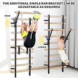 PreGymnastic Adjustable Steel and Wood Stall Bars for Home Strength Training