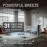 Lasko Elevation Tower Fan with 42-54 Inch Height and 31 ft/s Airflow