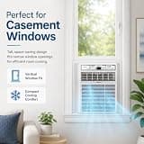 Element ESC10BE 10,000 BTU Window Casement Air Conditioner with Remote Control