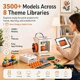 Entina Tina2C Compact Wi-Fi 3D Printer for Kids & Beginners with Smart App