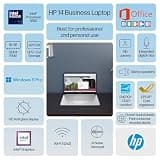 HP Slim Business Student Laptop (14-inch, 16GB RAM, Office 2024, Docking Station)