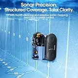 Nepturox Cordless Robotic Pool Vacuum with Dual 180W Motors and Sonar Mapping