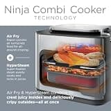 Ninja Combi SFP701 All-in-One Multicooker, Air Fryer & Countertop Oven, 6-Quart Capacity
