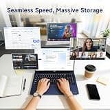 NIMO 15.6-Inch FHD Business Laptop, Intel Quad-Core N150, 4GB RAM, 128GB SSD