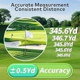 Standard 1200-Yard Golf Rangefinder with Slope, 7X Magnification and Flag Lock