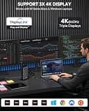 WAVLINK Triple 4K@60Hz DisplayLink Docking Station