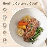 SENSARTE 11-Inch Ceramic Non-Toxic Nonstick Wok Pan with Stay-Cool Handle