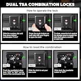 Kabinka Graded Card Storage Case with TSA Combination Lock, 140+ Capacity