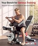 Eryntix M1 Pro Adjustable Leg Extension and Curl Machine, 1600LBS Limit
