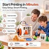 Entina Tina2C Compact Wi-Fi 3D Printer for Kids & Beginners with Smart App