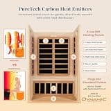 Dynamic Saunas Andora 2-Person Low EMF FAR Infrared Sauna w/ Red Light