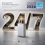 DECIUU 100-Pint Energy Star Dehumidifier with 16.4ft Vertical Pump Drainage